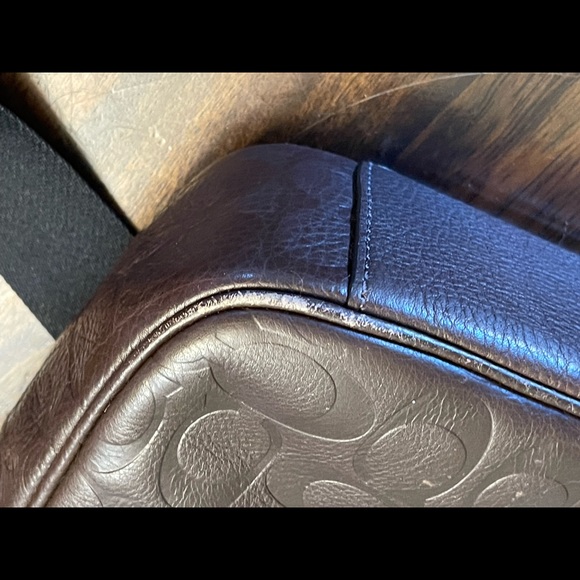 Beautiful Coach Leather C Monogram Laptop Briefcase - Picture 14 of 14